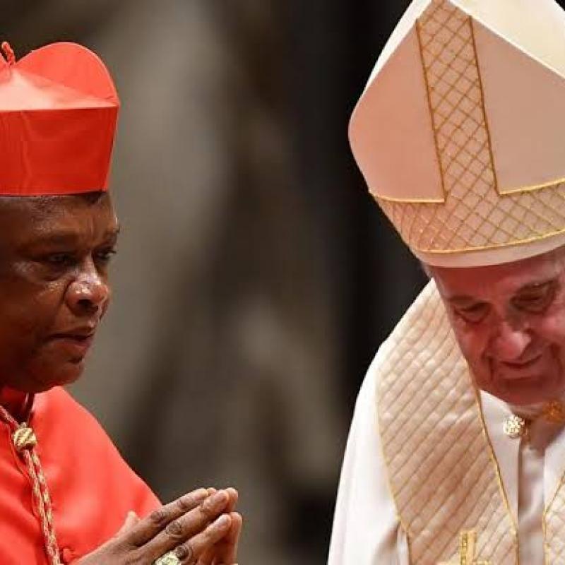 Rencontre du Pape François et le Cardinal Fridolin Ambongo [Photo d'illustration]