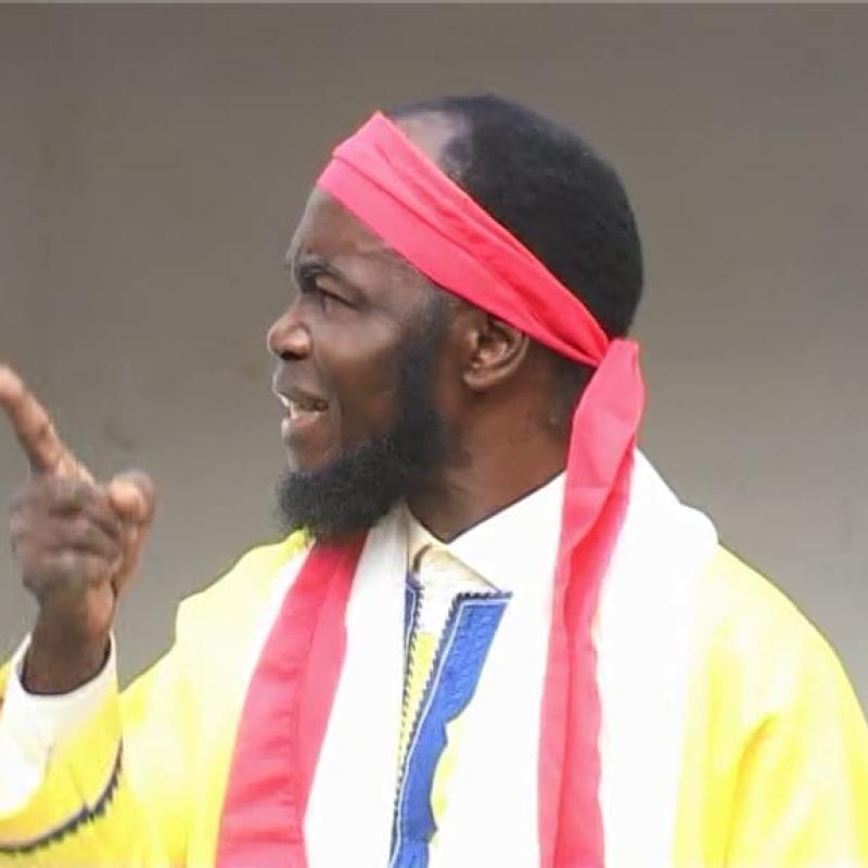 Ne Muanda Nsemi, chef spirituel du mouvement politico-religieux Bundu Dia Mayala