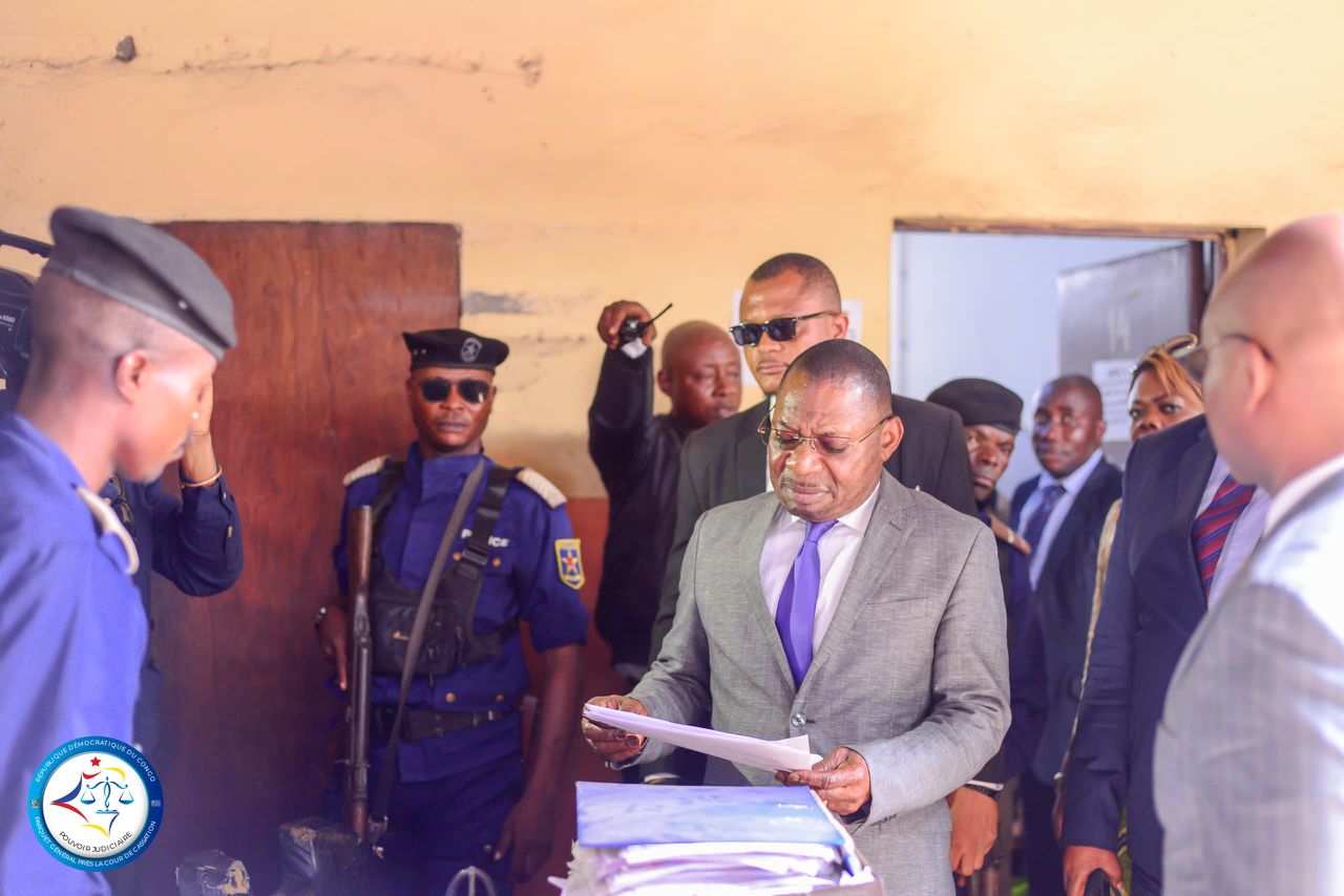 Le Procureur général près la Cour de Cassation Firmin Mvonde Mambu