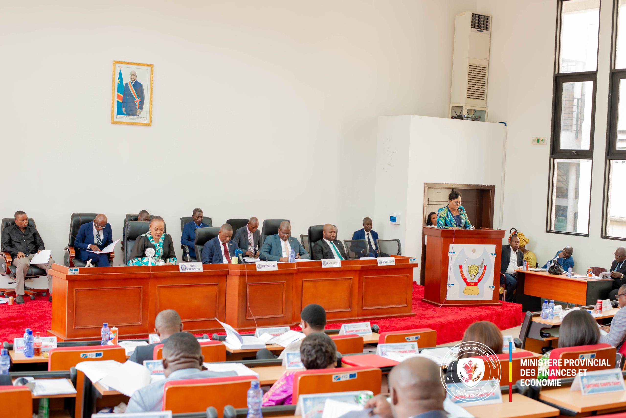 La ministre provinciale des Finances et Economie de Kinshasa, Yvette Tembo Kulemfuka