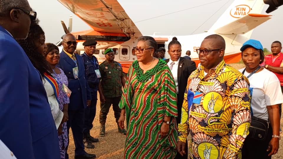 Judith Suminwa à Tshikapa 