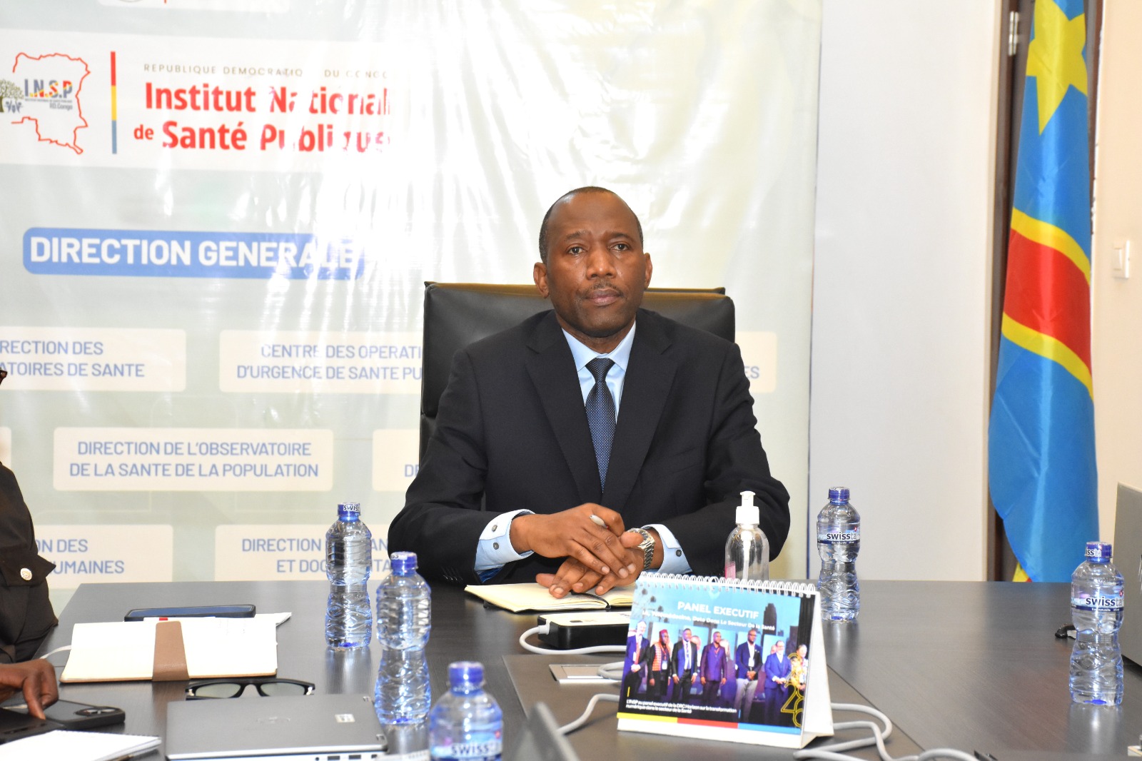 Docteur Dieudonné Mwamba Kazadi, Directeur général de l'Institut national de Santé publique