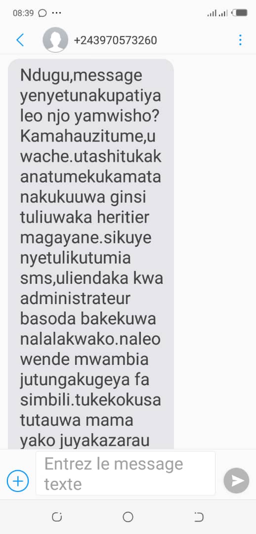 message