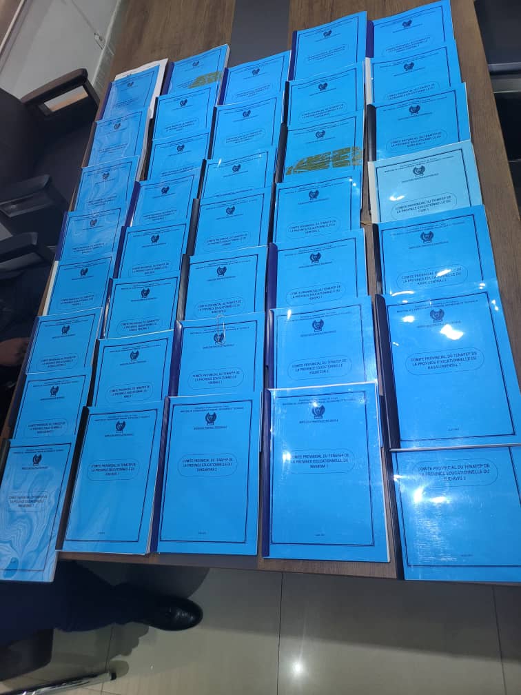 Les listes nominatives des interventions au TENAFEP de toutes les 58 provinces éducationnelles