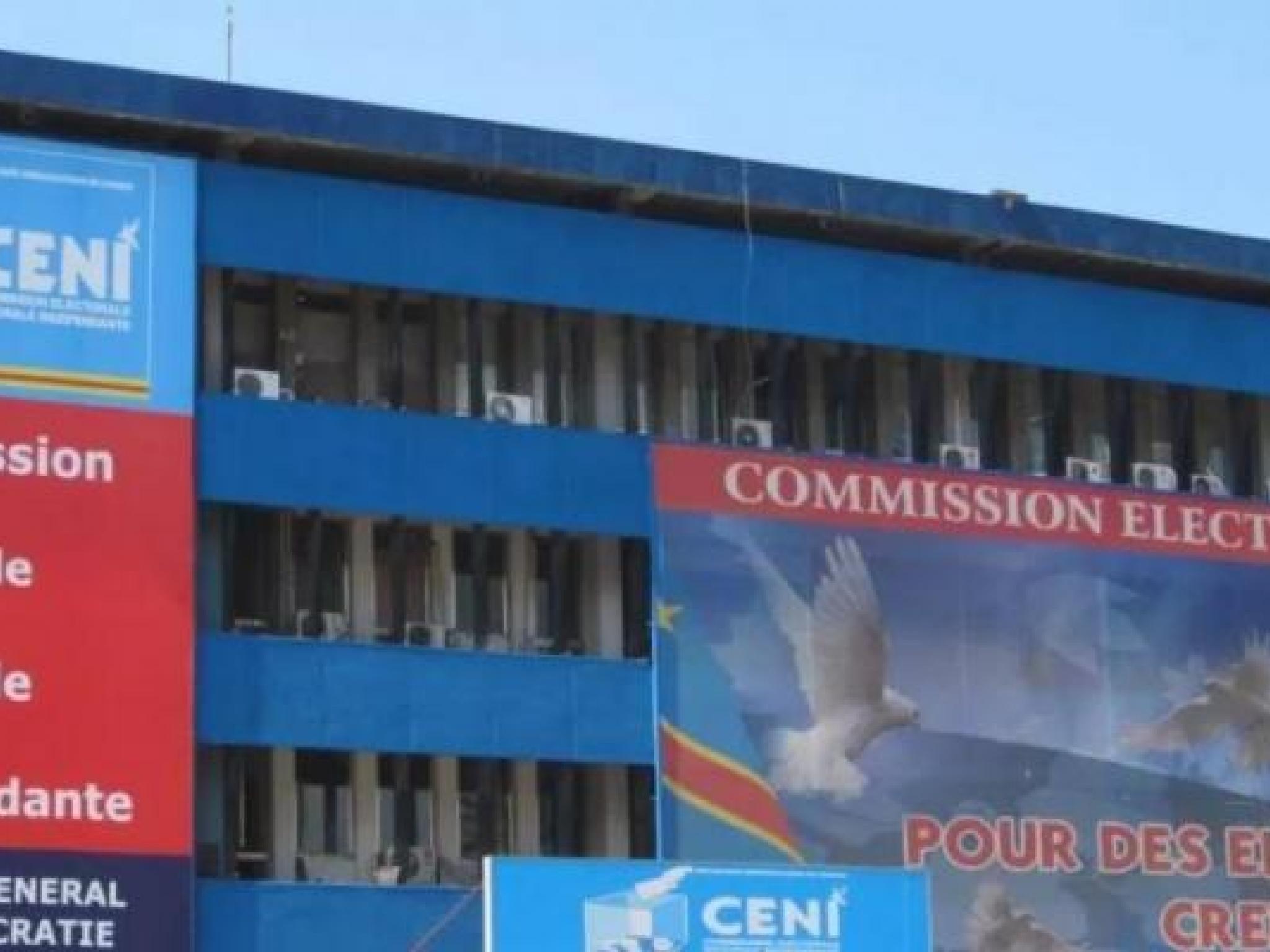 Bâtiment de la centrale électorale en RDC