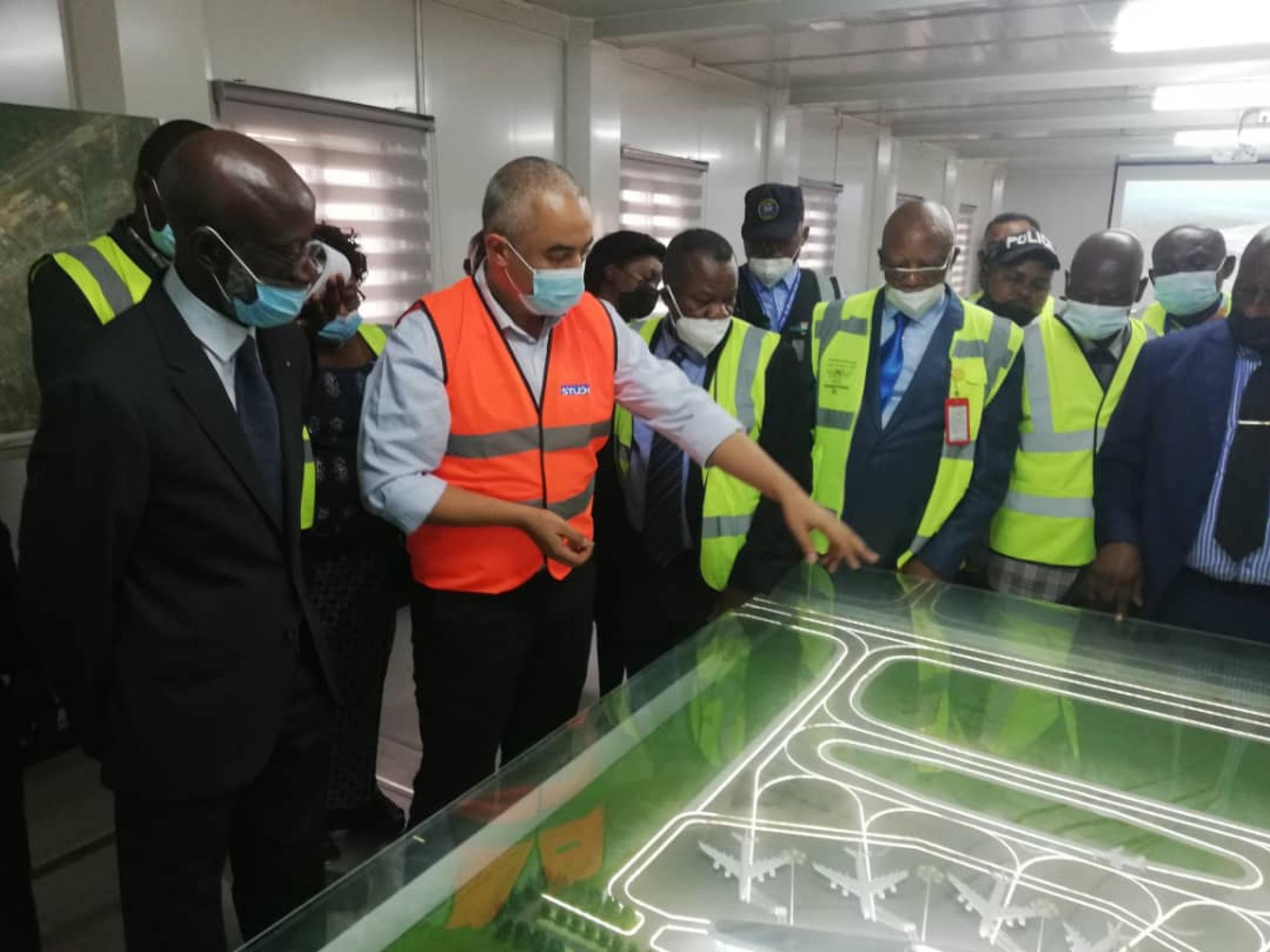 La visite du DG de la RVA dans les installations de l'aérogare de l'aéroport international de Ndjili