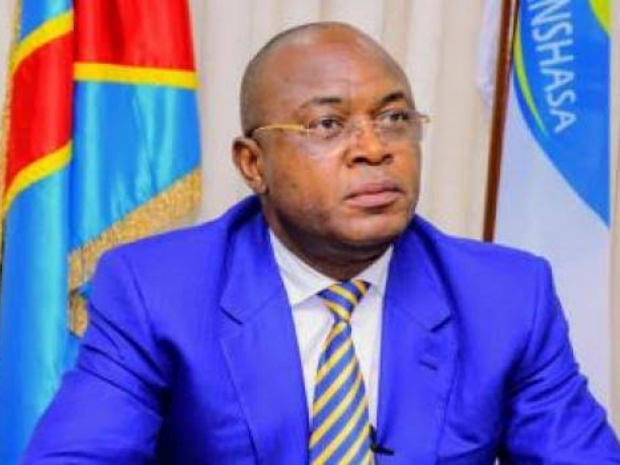 Le gouverneur de Kinshasa, Gentiny Ngobila