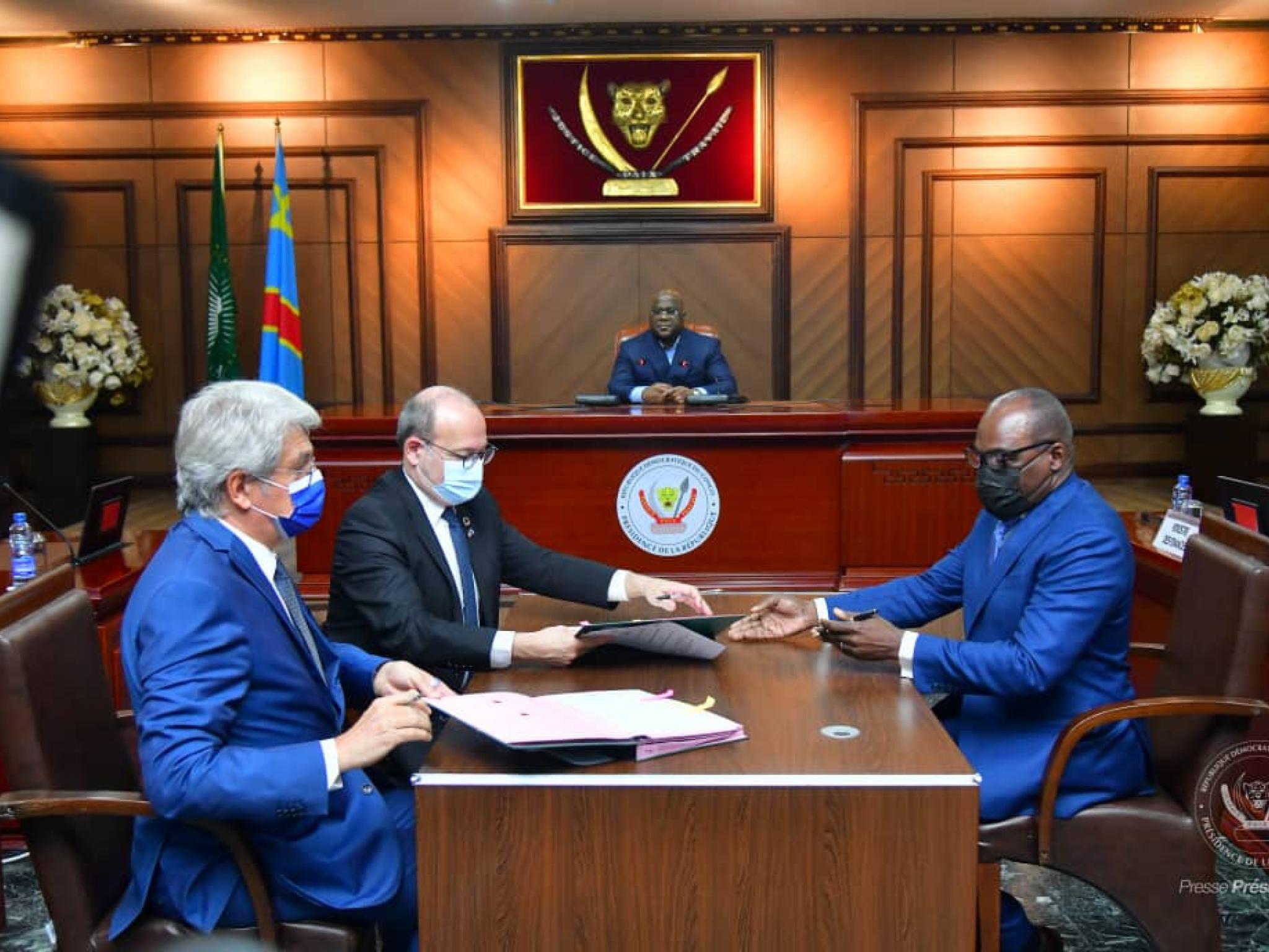 Signature d'un mémorandum entre la RDC et l'Agence française de développement ( AFD)