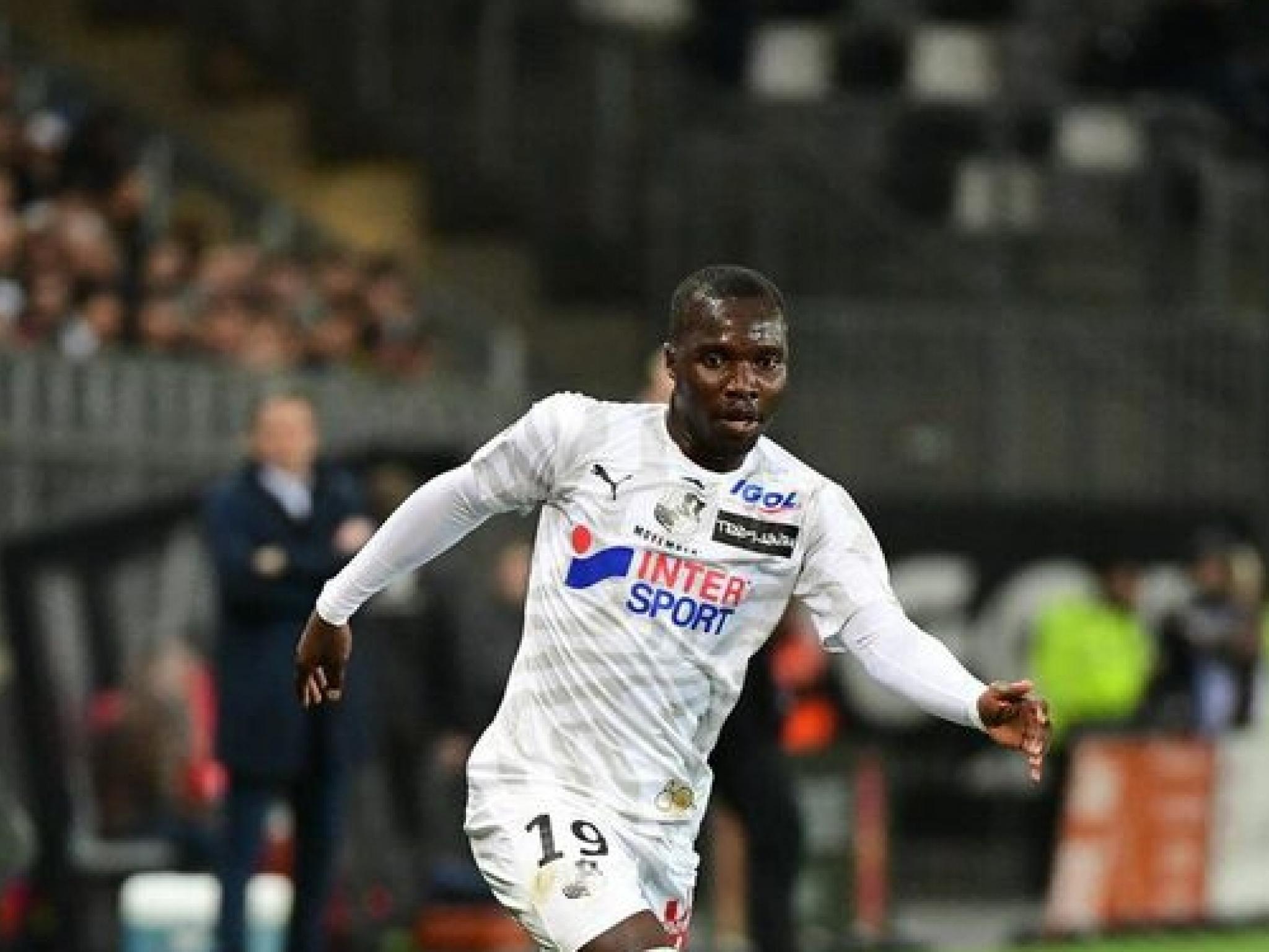 Chadrac Akolo, sous les couleurs d'Amiens SC.