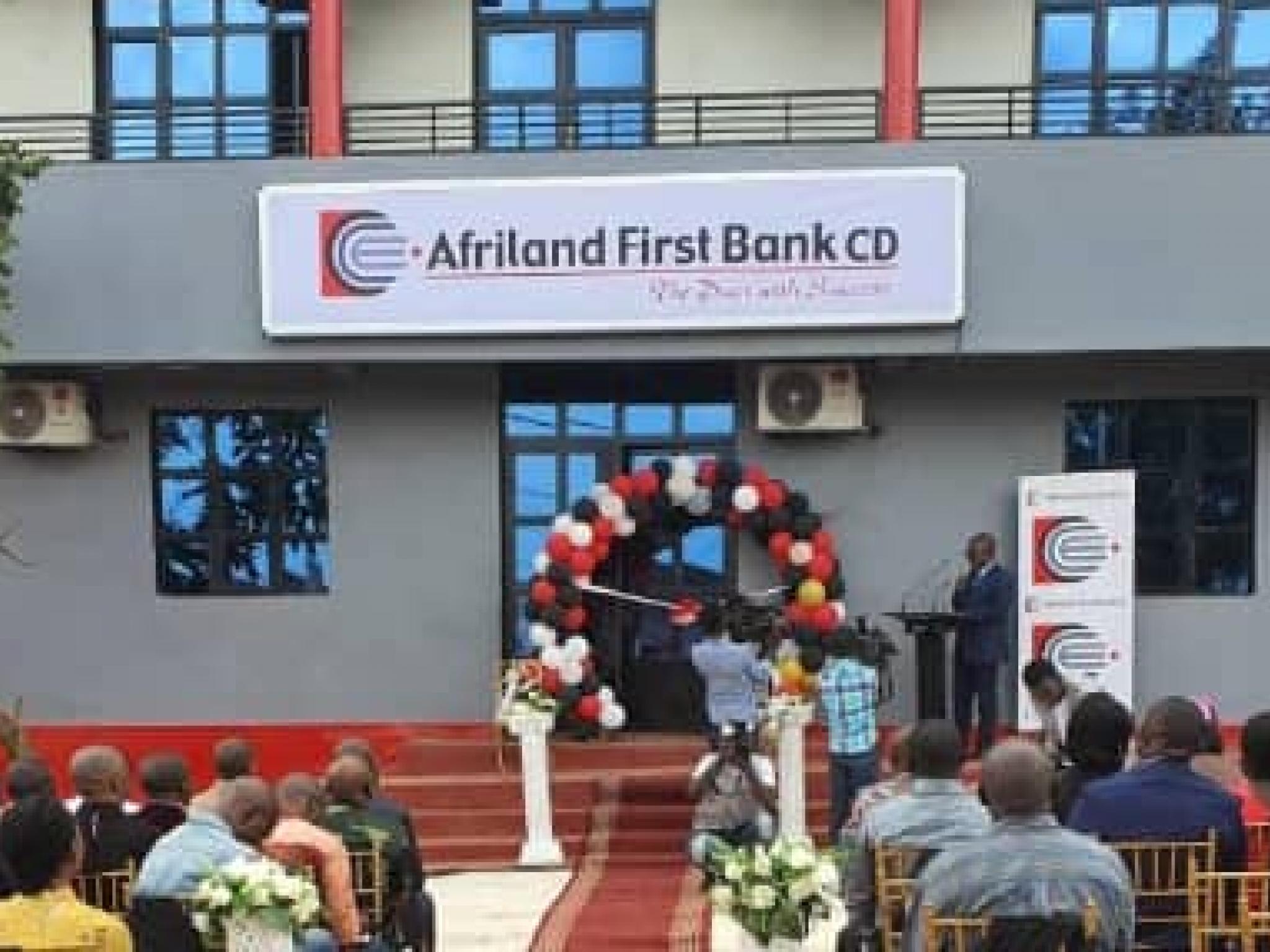 Image prise lors de l'ouverture d'une agence d'Afriland First Bank CD à Bukavu