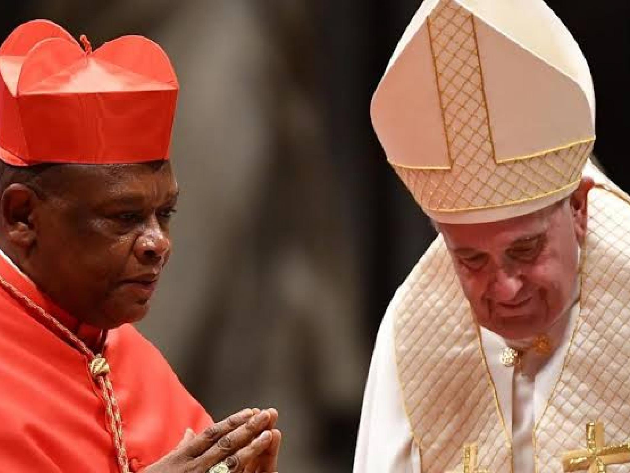 Rencontre du Pape François et le Cardinal Fridolin Ambongo [Photo d'illustration]