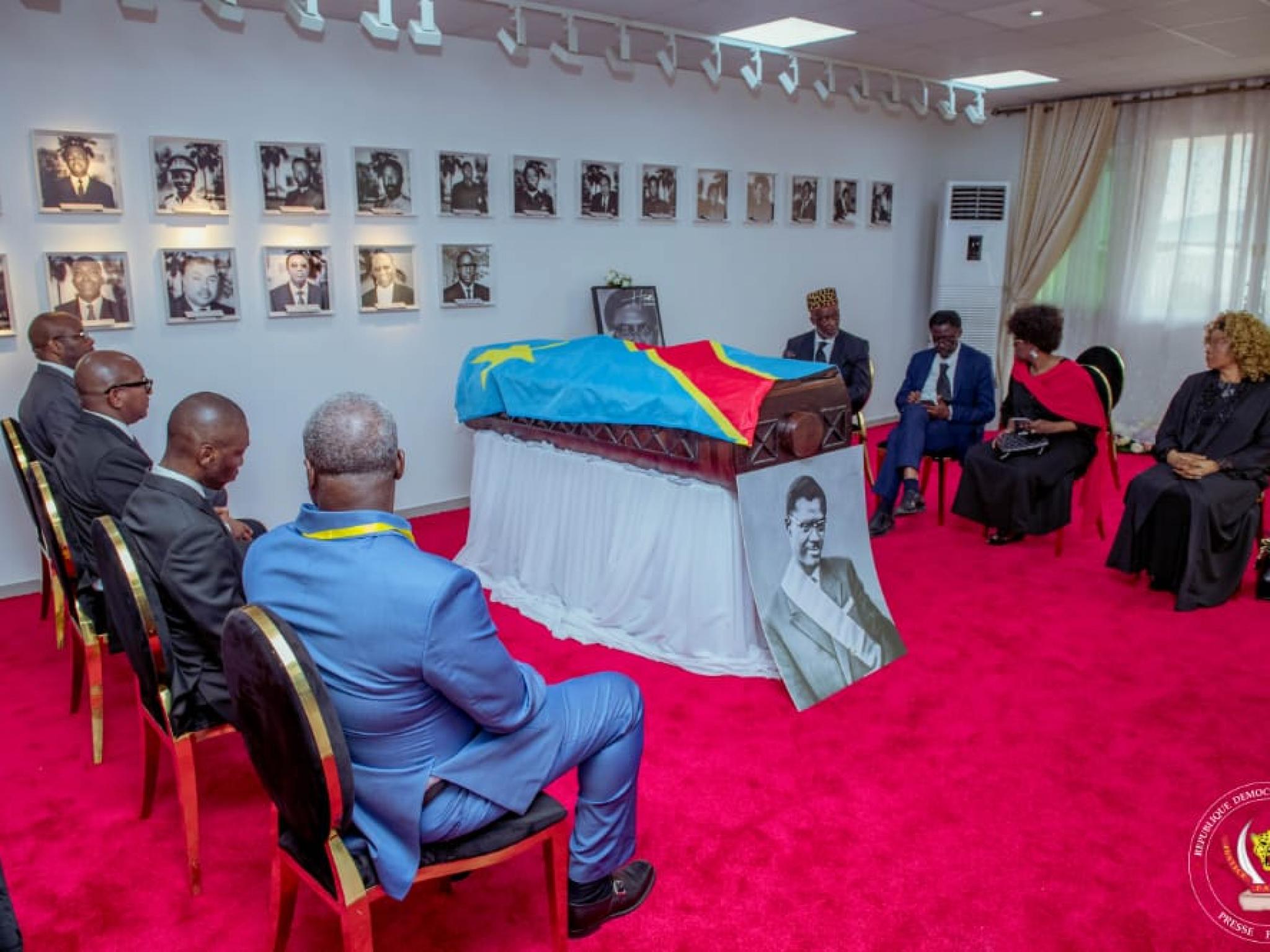 La dépouille du premier Premier ministre congolais exposée au salon rouge du bâtiment Lumumba à la primature