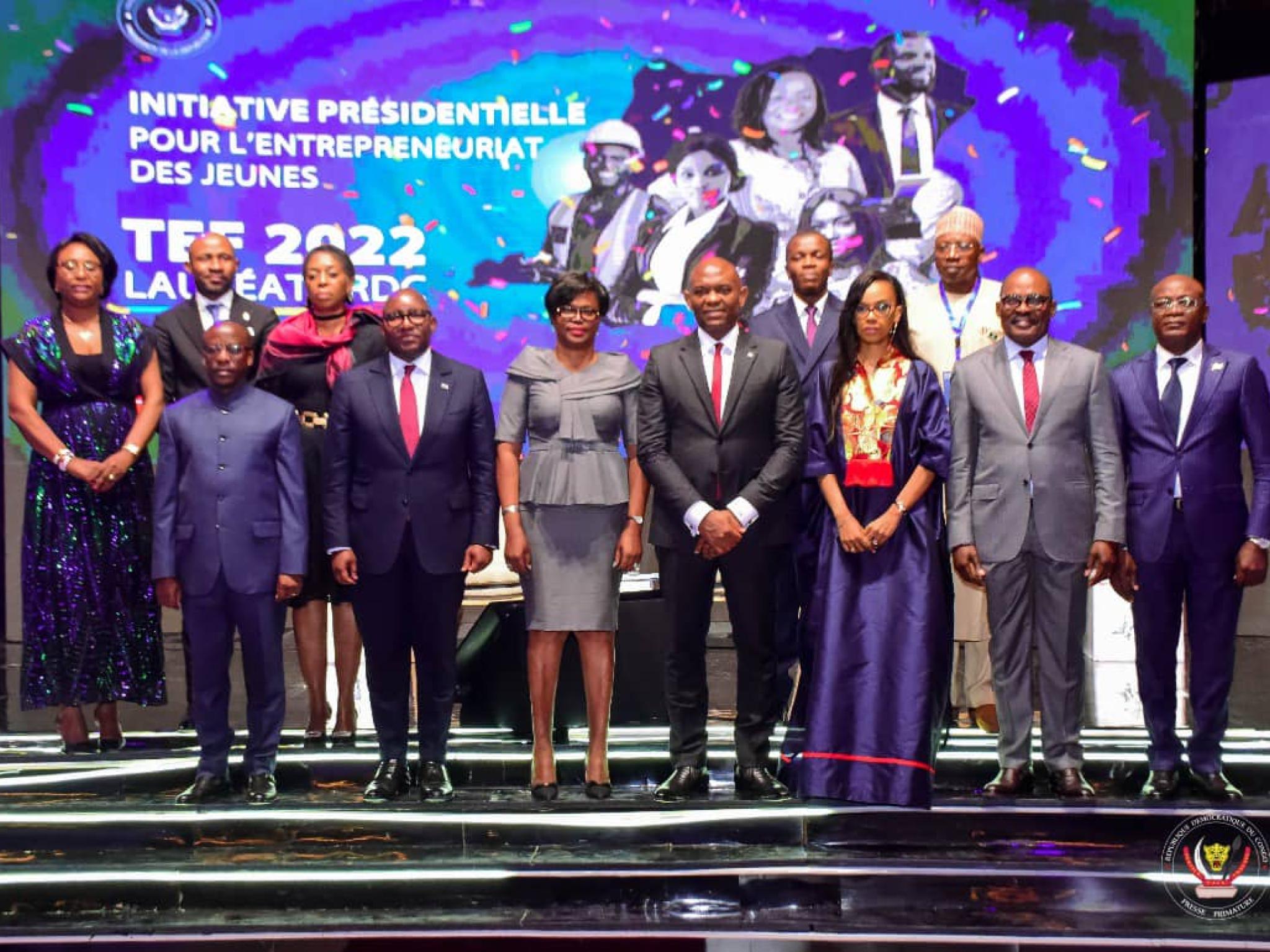 Le Premier Ministre, Sama Lukonde lors de la remise des prix aux entrepreneurs lauréats