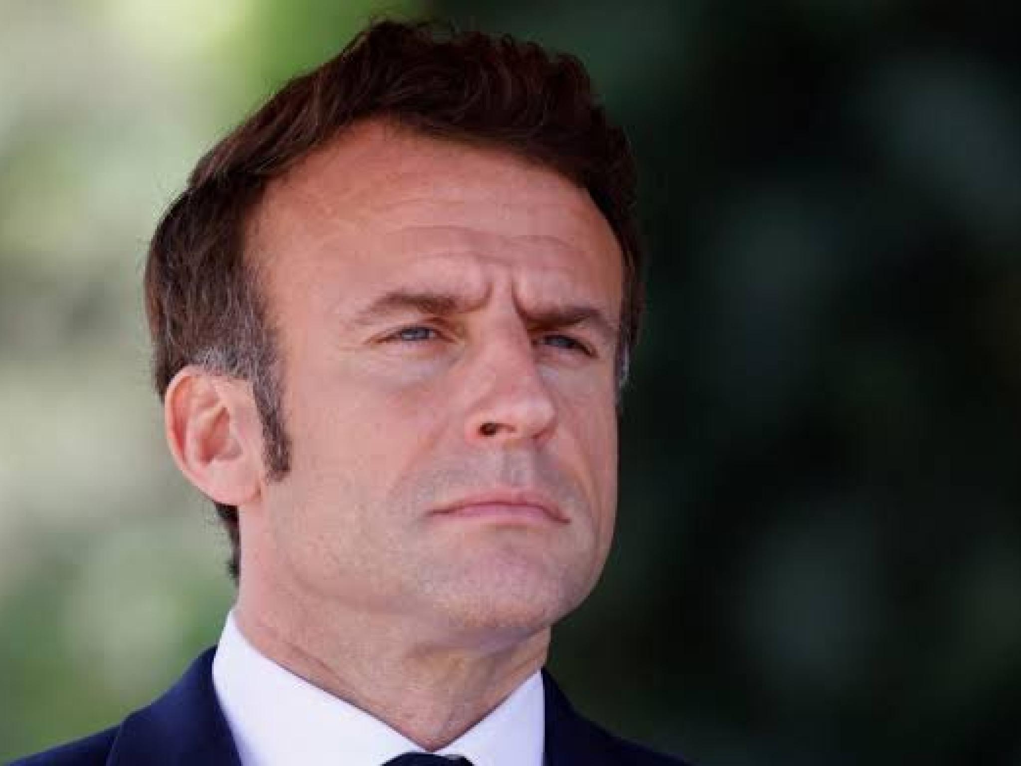 Emmanuel Macron, chef d'État français