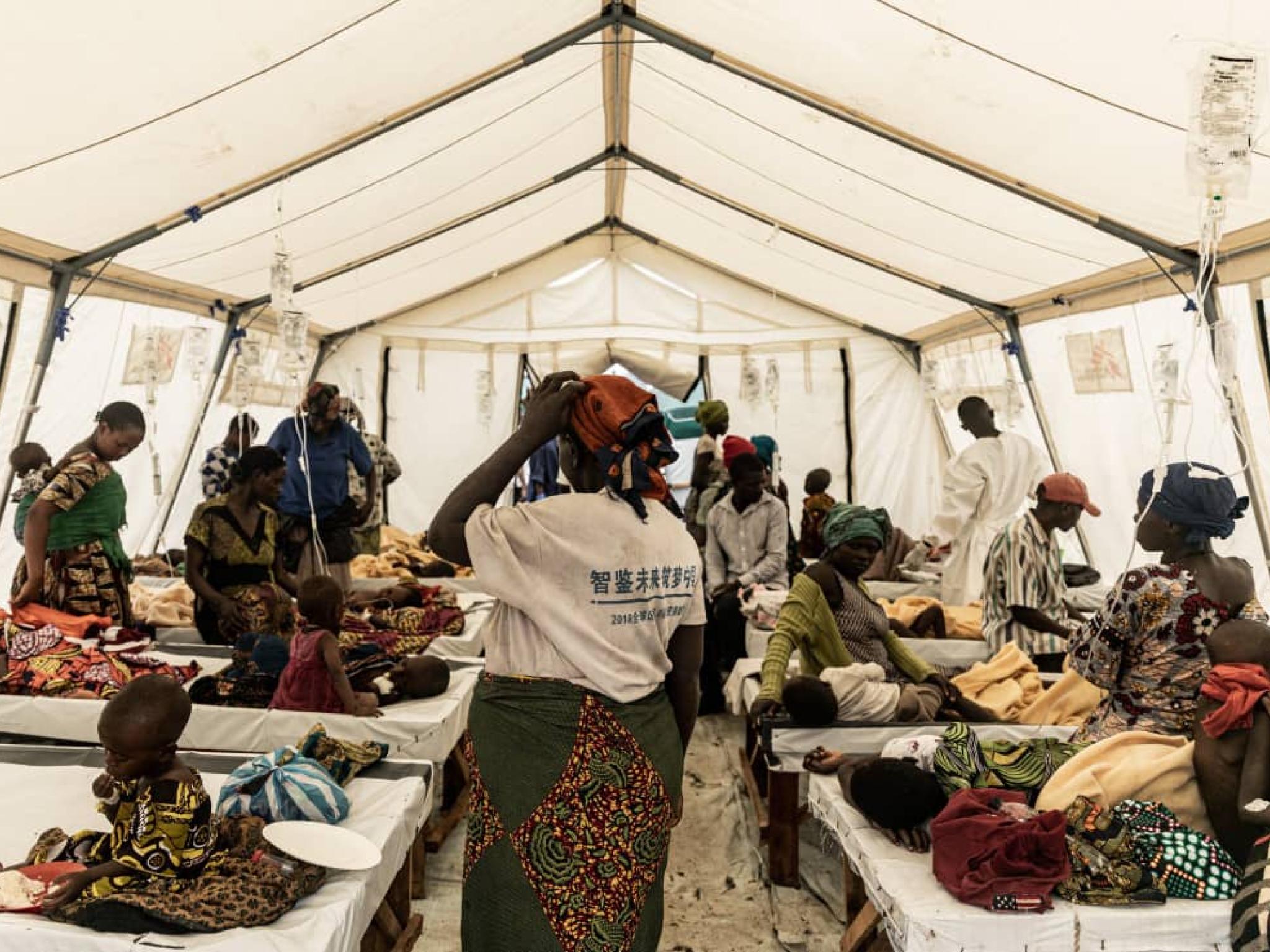 Un centre de traitement mis en place par MSF au profit des déplacés de Bulengo