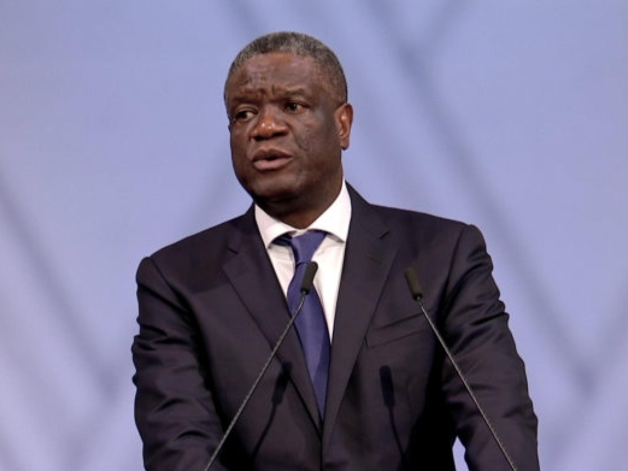 Dénis Mukwege, Prix Nobel de la Paix