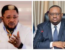 Thierry Monsenepwo à gauche et le ministre Doudou Fwamba à droite [photo d’illustration]