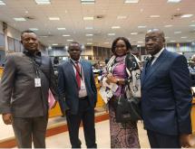 La délégation des députés nationaux de la RDC, membres du parlement panafricain, lors de l'élection du Président du PAP tenue 30 avril 2026