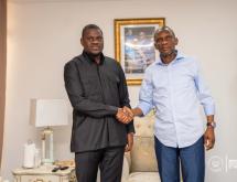 Le ministre des infrastructures John Banza Lunda, et le gouverneur du Kongo-Central, Grâce Bilolo [photo d'illustration]
