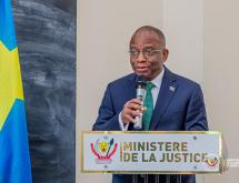 Guillaume Ngefa, ministre d'Etat en charge de la Justice et Garde des Sceaux [photo d'illustration]