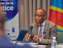 Le ministre d'Etat, ministre de la Justice, Guillaume Ngefa [photo d'illustration]