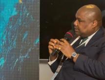 Le DGA du FPI, Blaise Mastaky Birindwa lors du DRC Mining Week 2026 à Lubumbashi.