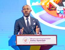 Le ministre de la Communication et porte-parole du gouvernement congolais, Patrick Muyaya