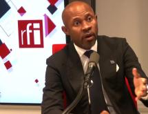 Le porte-parole du gouvernement Patrick Muyaya, au micro de RFI [photo d'illustration]