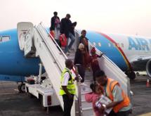 L’arrivée des ressortissants congolais à l'aéroport international de N'djili, en provenance de l’Afrique du Sud [photo d'illustration]