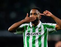 L'international congolais Cédric Bakambu sous les couleurs du Betis Séville [photo d'illustration]