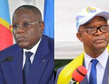 Aubin Minaku et Emmanuel Shadary, respectivement vice-président et secrétaire permanent du PPRD, parti cher à l’ancien président de la République Joseph Kabila.