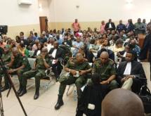 Le général Christian Tshiwewe et ses co-accusés, lors d'un procès devant la Haute Cour militaire [photo d'illustration ]
