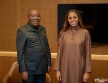 La ministre de la Jeunesse, Grâce Emie Kutino, et le Prophète Dr Jules Mulindwa [photo d'illustration]