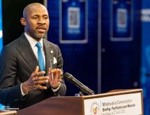 Patrick Muyaya Katembwe, ministre de la Communication et Médias, porte-parole du gouvernement de la RDC