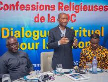 Les confessions religieuses conduites par l’archevêque Ejiba Yamapia lancent un « Dialogue spirituel pour la Nation » en soutien au dialogue national en RDC