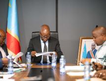 Le VPM en charge du Budget, Adolphe Muzito, en consultations avec les différents ministres du gouvernement congolais