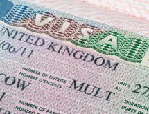 Un visa du Royaume-Uni [photo d'illustration]