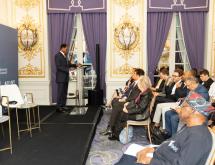 Devant les participants réunis à New York, Miguel Kashal Katemb a exposé sa vision du contenu local et de son rôle dans la transformation économique du continent africain.
