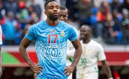 L’attaquant congolais Cédric Bakambu lors du Match Sénégal-RDC à la CAN Maroc 2025