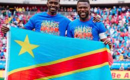 Les deux léopards du club lillois après le match de la RDC contre la Jamaïque