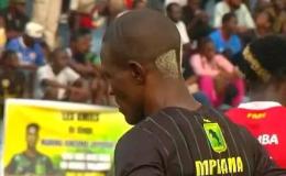 Mpiana Mozizi lors du match VClub-Simba au Stade Tata Raphaël.