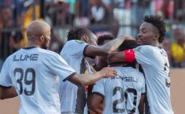 Les joueurs du TP Mazembe en pleine célébration d'un but au Stade Tata Raphaël. [Photo d'illustration]