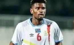 Aaron Tshibola sous les couleurs de la RDC.
