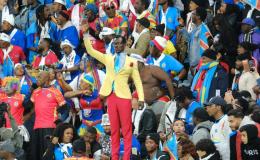 Les supporters des léopards lors d'un match à la CAN 2025 au Maroc