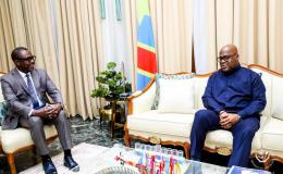 Le nouveau patron de la FECOFA reçu par le Président de la République Félix-Antoine Tshisekedi Tshilombo, mercredi 27 mai 2026