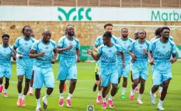 Les joueurs de la sélection congolaise -Léopards- en pleine séance d’entraînement à Marbella