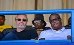 Sébastien Desabre et Dodo Landu lors d'une rencontre au Stade des Martyrs. [Photo d'illustration]