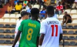 Le milieu du terrain de l'AS Maniema Union, Charve Onoya et Glody Likonza. [Photo d'illustration]