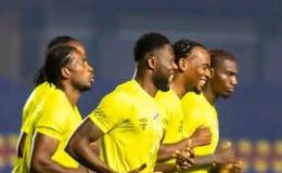 Les Léopards de la RDC lors de la dernière séance d'entraînement au Stade des Martyrs avant d'affronter la Guinée équatoriale.
