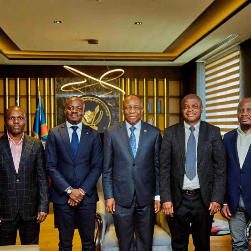 Le ministre de la justice Guillaume Ngefa et les députés de fizi, wakungu et Uvira [photo d'illustration]